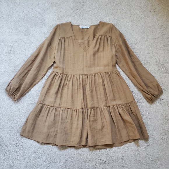 Zara Tiered Mini Dress - Picture 6 of 8